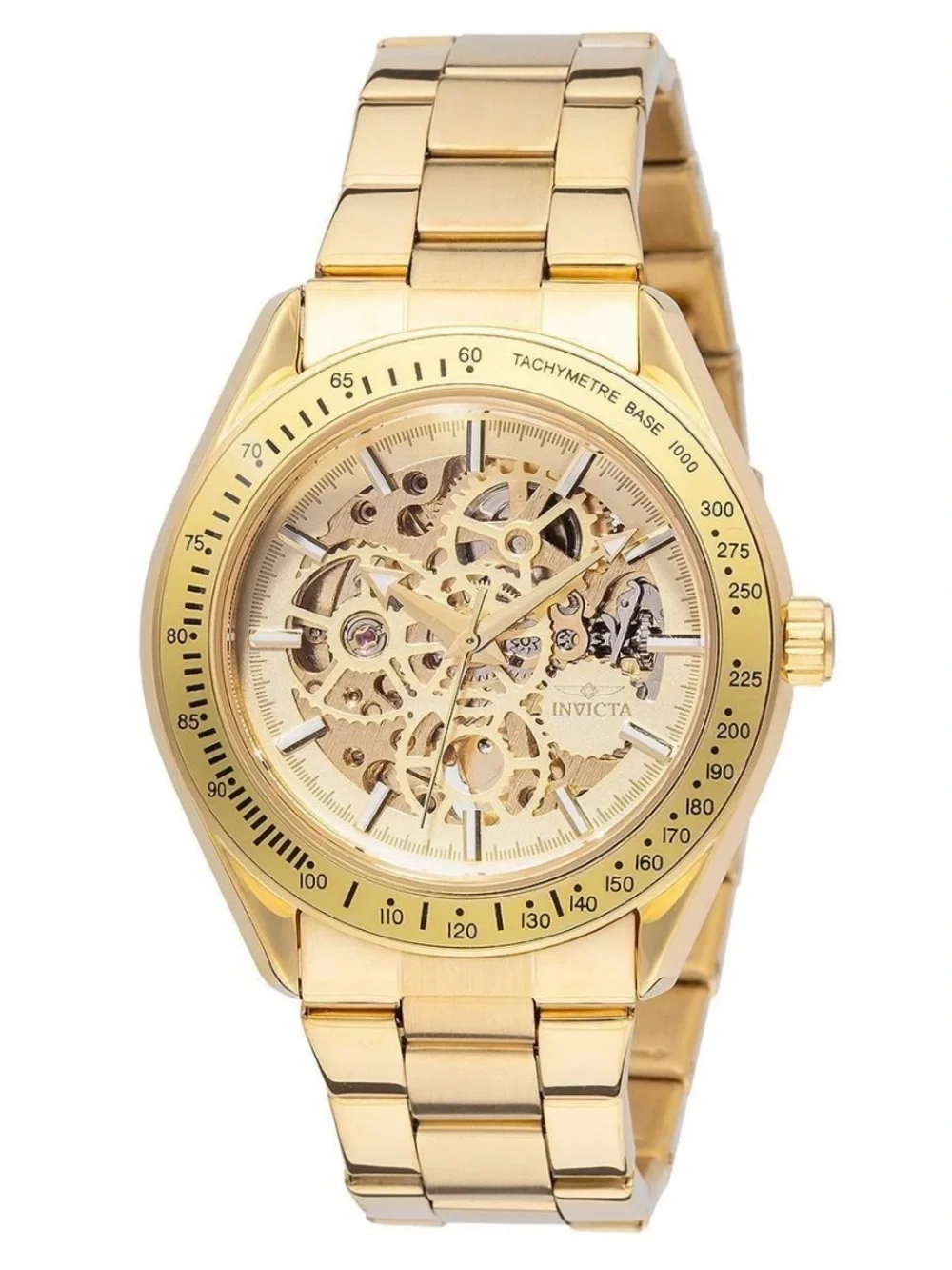 Invicta Object D Art Excelsior Men’s watch w/Skeleton Dial - 43mm Gold (49501)